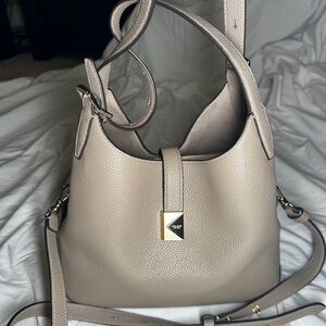 Kate Spade Deco Taupe Crossbody Tote Bag